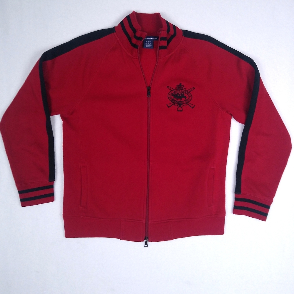 Vintage Y2K Polo Ralph Lauren Sport Full Zip Track Jacket XL